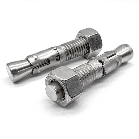 Boltsandnuts.Com 5-1/2 in L, 316 Stainless Steel Plain, 25 PK 75C550WASS/316-25